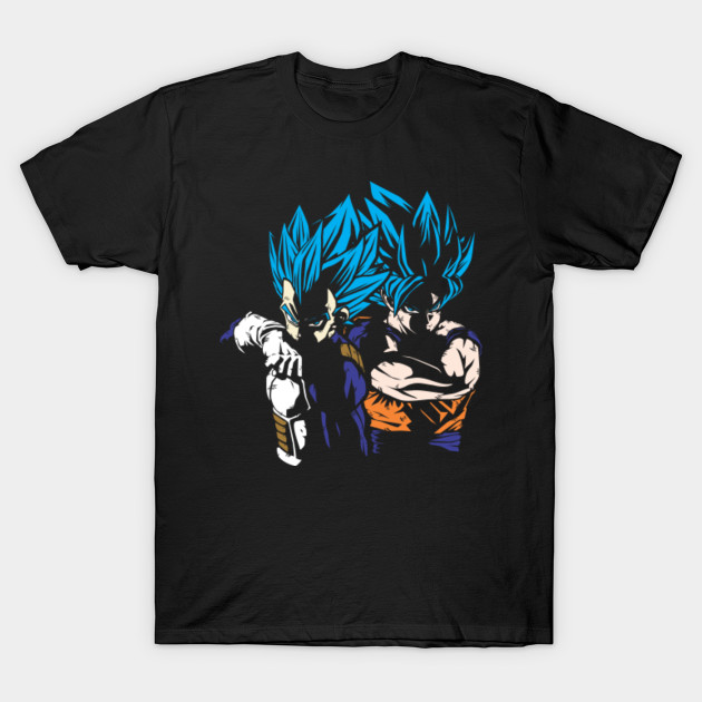 GOKU VEGETA SUPER SAIYAN BLUE T-Shirt-TOZ